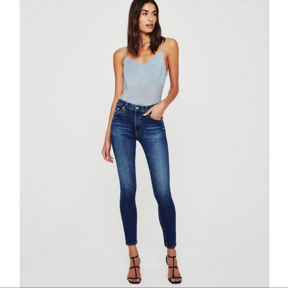 The Farrah Skinny Ankle AG jeans size 27. High rise skinny ankle.